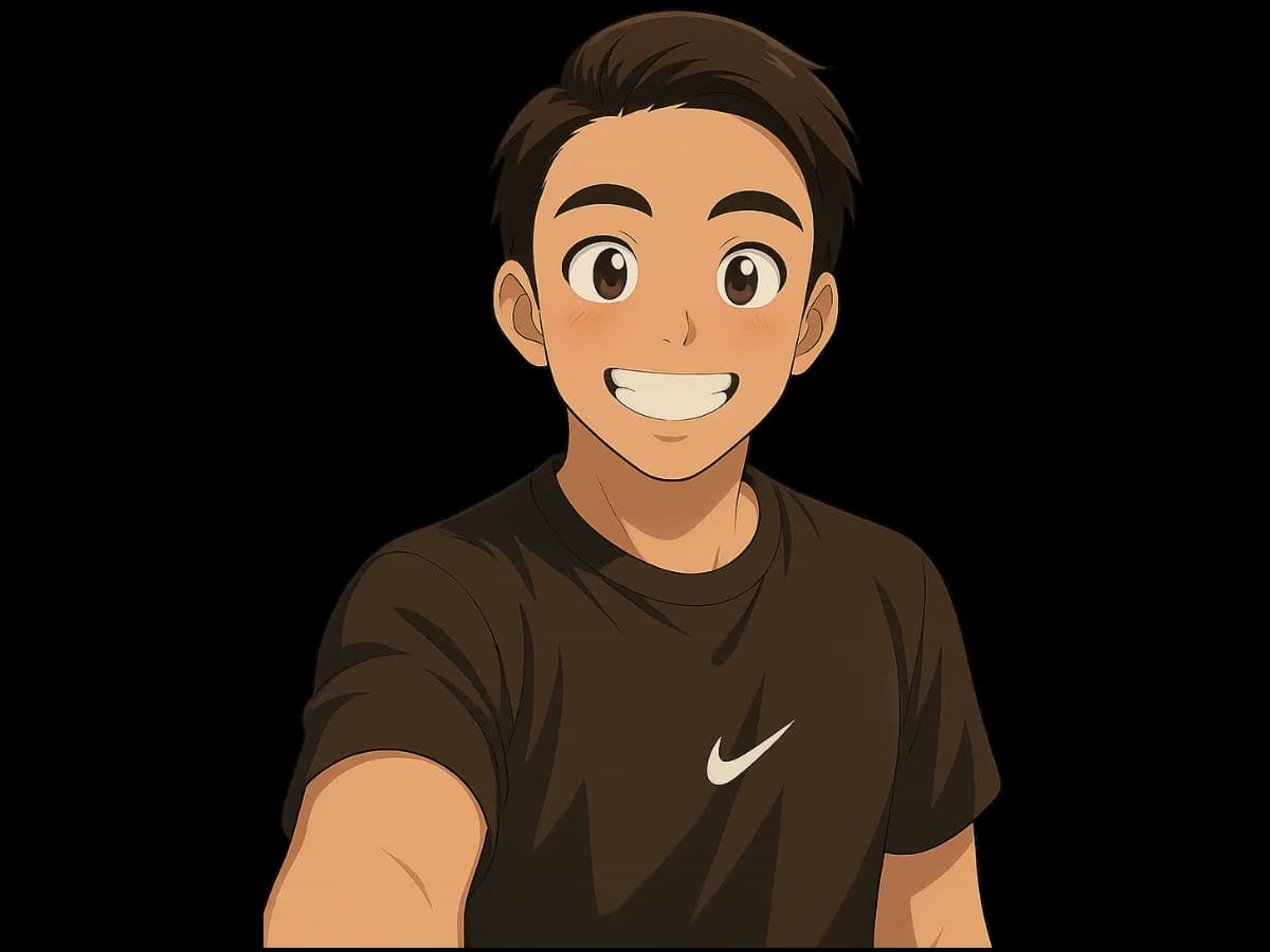 Illustration of Elio Garcia smiling